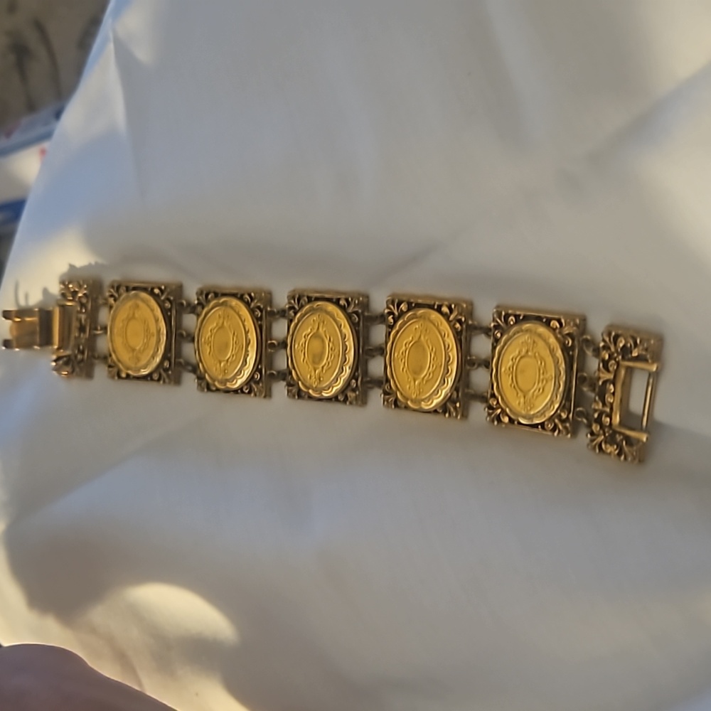 Antique Locket bracelet by Art